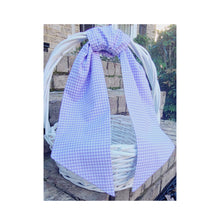 Load image into Gallery viewer, Gingham Sash: Lavendar / 74 inch