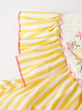 Load image into Gallery viewer, Spring/Summer Chick Floral Embroidery Smocking Girls Dress