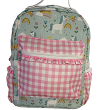 Load image into Gallery viewer, Unicorns Ruffles Backpack