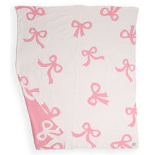 Load image into Gallery viewer, Adult ribbon pattern Throw Blanket : Pink