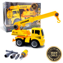 Load image into Gallery viewer, Crane - Take-Apart-Put-Together/2-Toys-In-1 Truck Toy