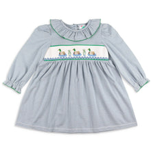 Load image into Gallery viewer, Mallard Smocked Dress