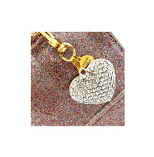 Load image into Gallery viewer, Ruby Multi-Sparkle Jelly Purse: Crystal Heart Edition
