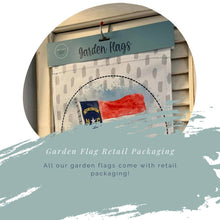 Load image into Gallery viewer, Valentine Garden Flag - Heart Topiary: 12" x 18" - Double-Sided