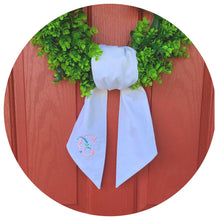 Load image into Gallery viewer, White Linen Sash: White / 74 inch