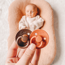 Load image into Gallery viewer, Itzy Soother™ Natural Rubber Paci Sets: Blossom + Rosewood
