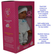 Load image into Gallery viewer, The New York Doll Collection 11" Doll Polka Dots W/ Pacifier: Caucasian