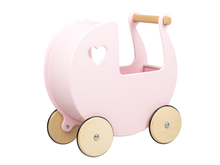 Load image into Gallery viewer, Traditional Dolls Stroller (Pram) - Light Pink