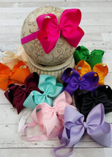 Load image into Gallery viewer, Oversize Bow Satin Headband