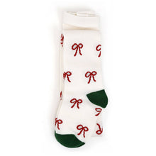 Load image into Gallery viewer, Bow Knit Tights: 7-8 YEARS