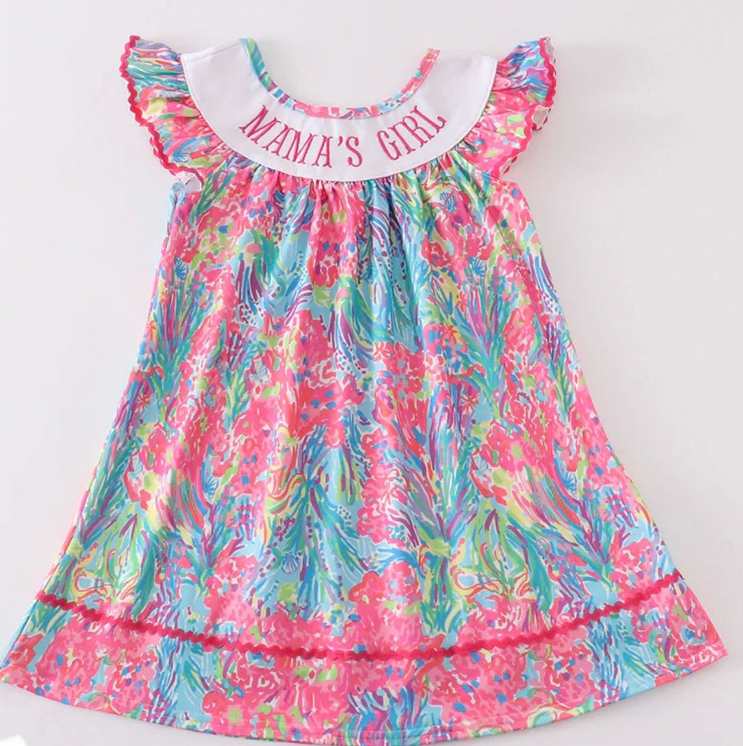 Bright Summer Mama’s girl dress