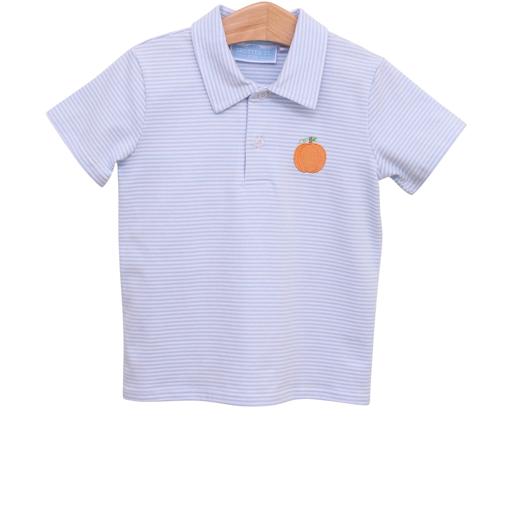 Pumpkin Patch Short Sleeve Polo by trotter Street Kids