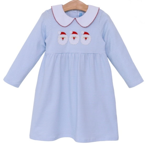 Trotter Street Santa Appliqué Dress