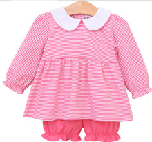 Load image into Gallery viewer, Charlotte Long sleeve bloomer set Stripe
