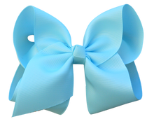 Load image into Gallery viewer, 5 inch ( 2 inch Ribbon Width) Solid Grosgrain Bow: 5 Inch / Sage
