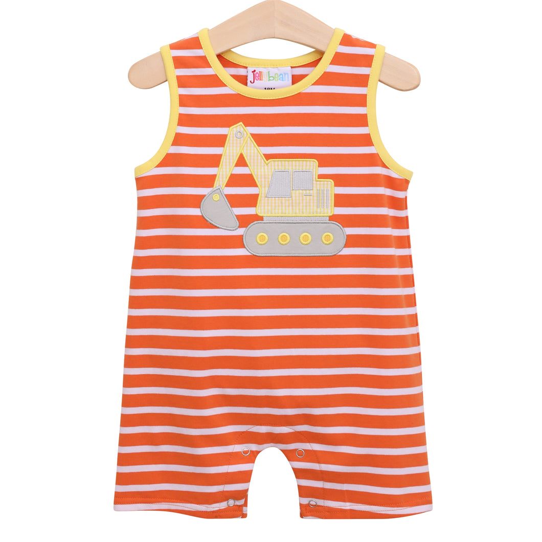Excavator romper set-pre order please only check out with this if the invoice was sent via email.