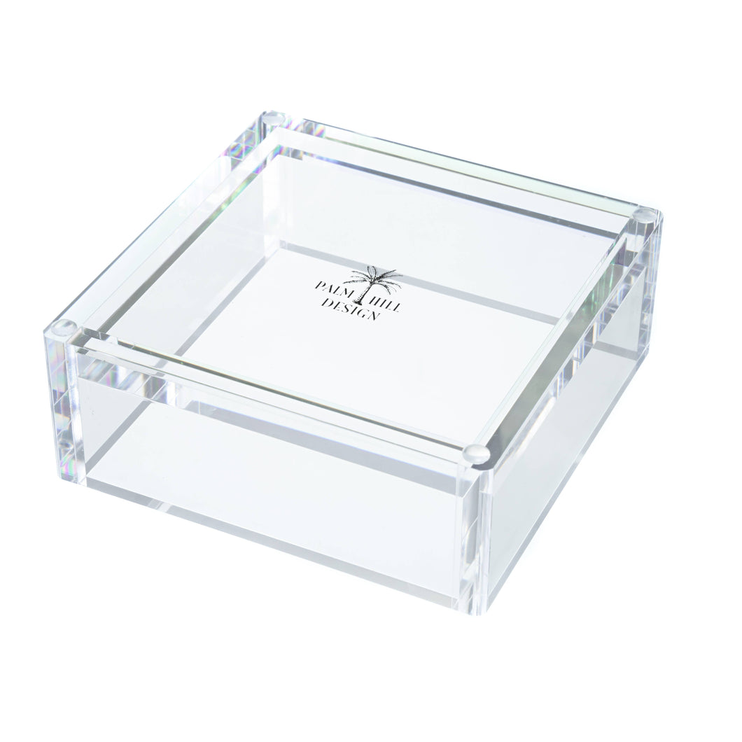 Acrylic Beverage Cocktail Napkin Holder