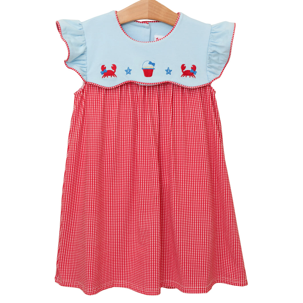 All American Scallop Dress