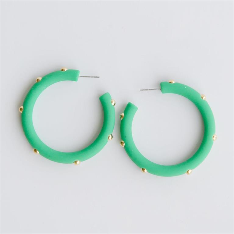 Candace Large pine Hoops