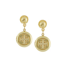 Load image into Gallery viewer, Jerusalem Cross Locket Earring
