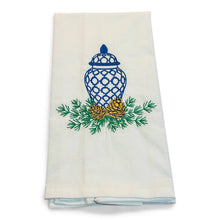 Load image into Gallery viewer, Towel - Ginger Jar with Pinecones
