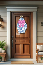 Load image into Gallery viewer, Chinoiserie Jar Pink Bow
