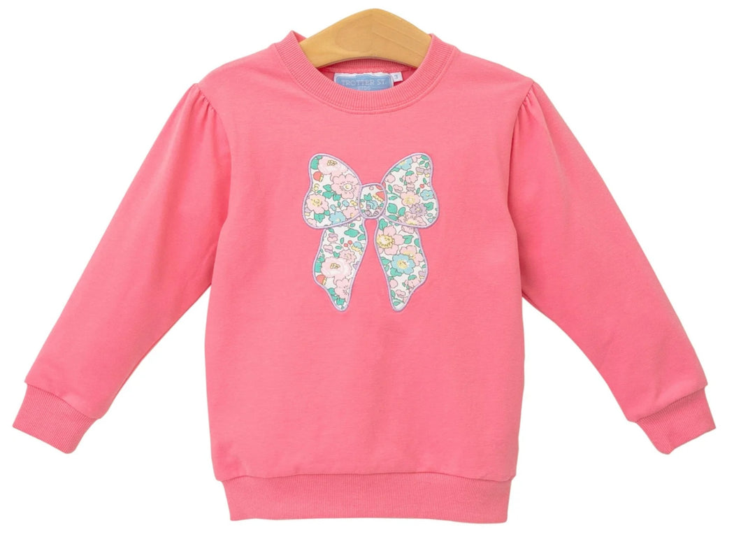 Bow French Terry Pullover