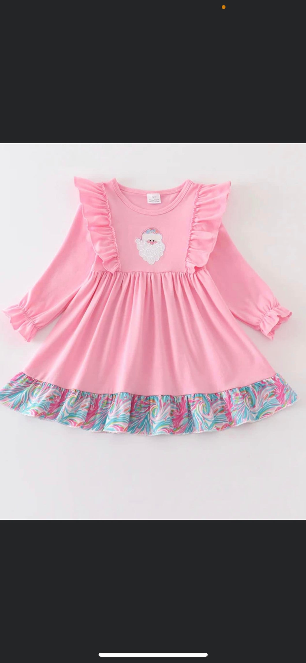 Pink Santa dress