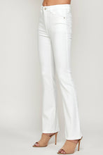 Load image into Gallery viewer, I&amp;M Jean - White - High Rise Slim Flare Jeans
