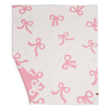 Load image into Gallery viewer, Child&#39;s Ribbon Pattern Throw Blanket: RIBBON pre order
