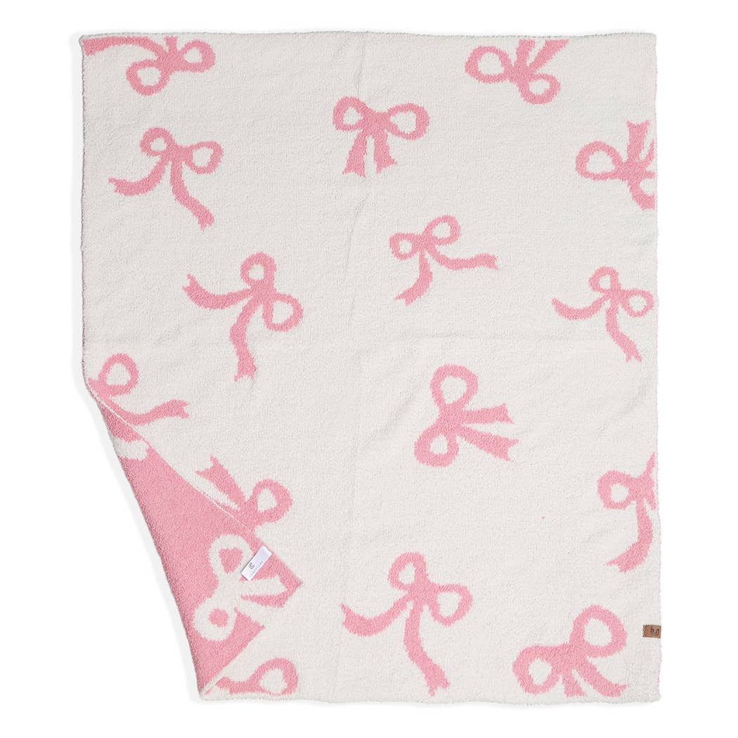Child's Ribbon Pattern Throw Blanket: RIBBON pre order