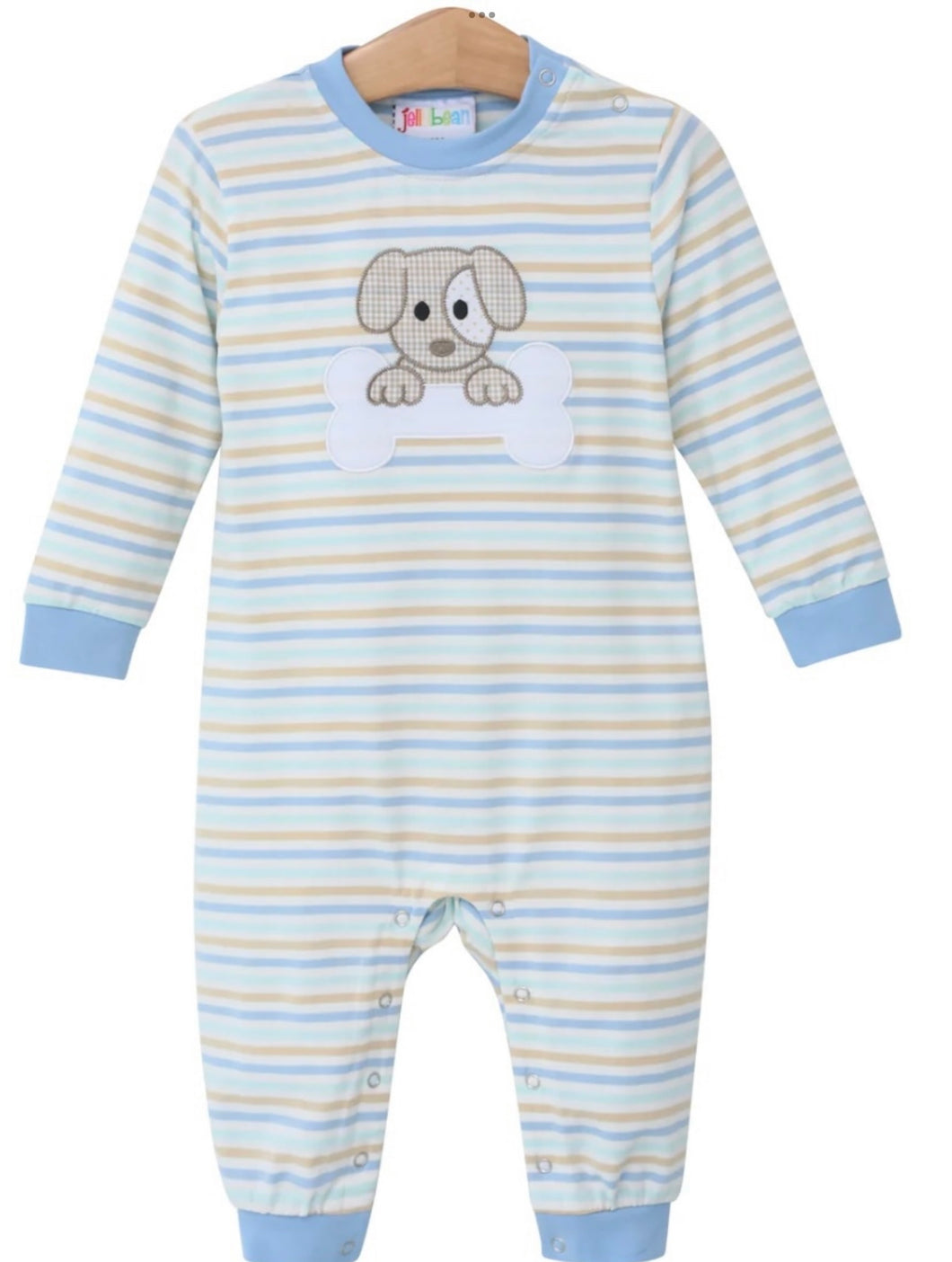 Puppy Applique romper by Jelly Bean