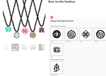 Load image into Gallery viewer, Monogram Jennifer necklace
