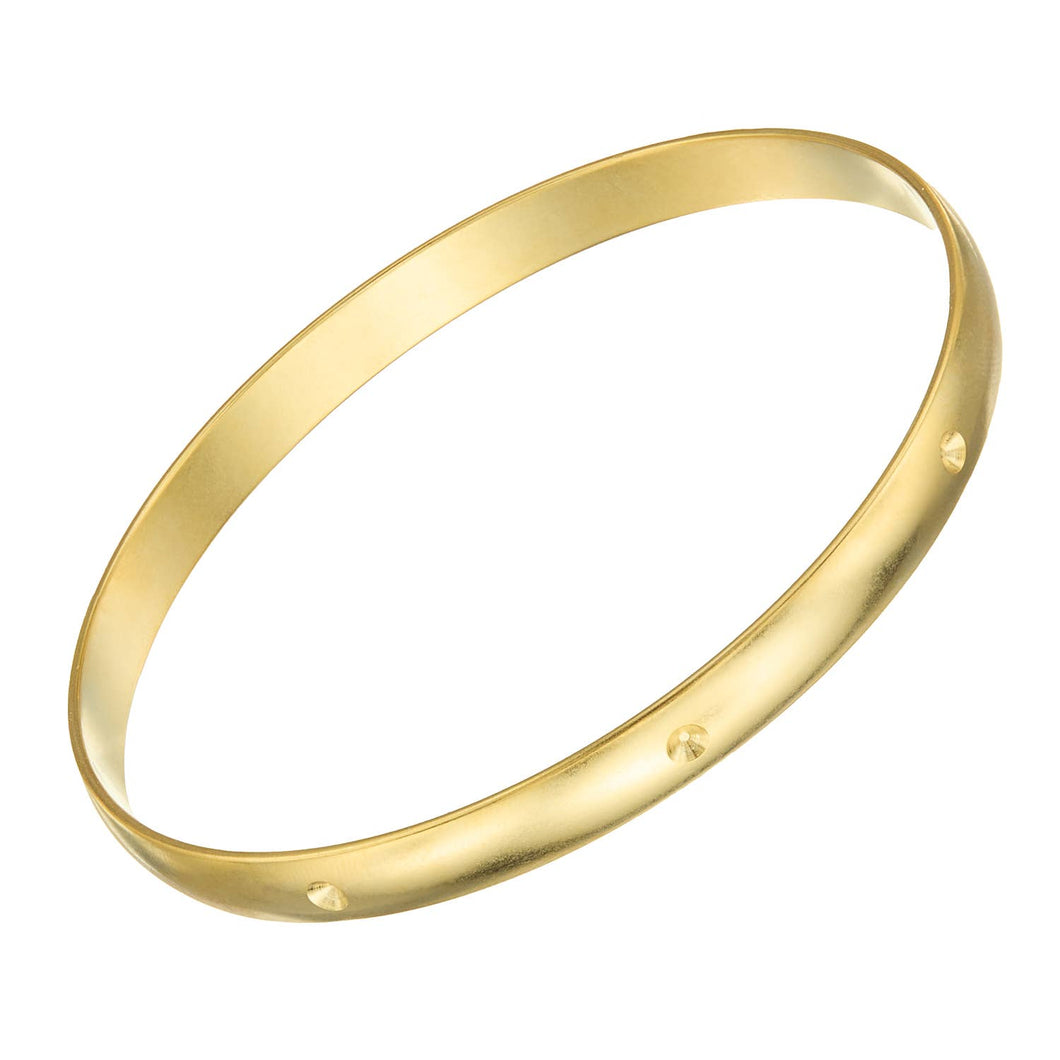 Gold Bangle Bracelet