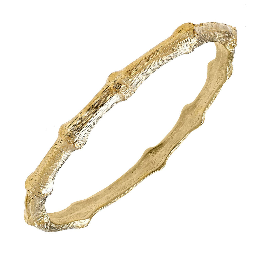 Gold Bamboo Bangle