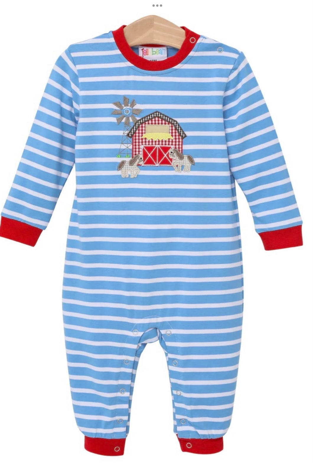 House Barn Applique Romper