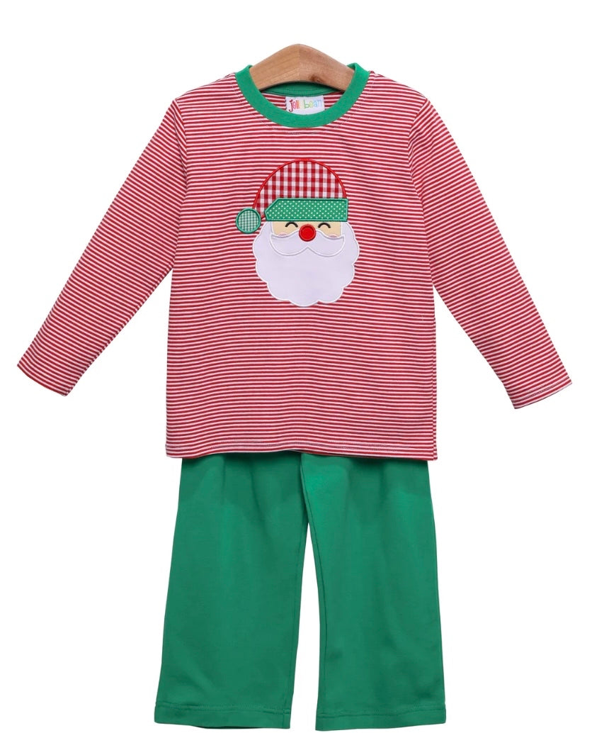 Santa Applique pant set
