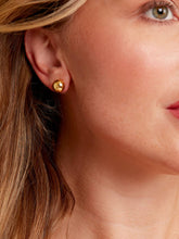 Load image into Gallery viewer, Small Round Metal Stud Earring: GLD
