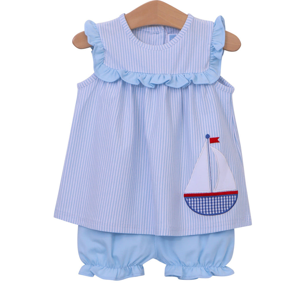 Sailboat bloomer set by Trotter Street