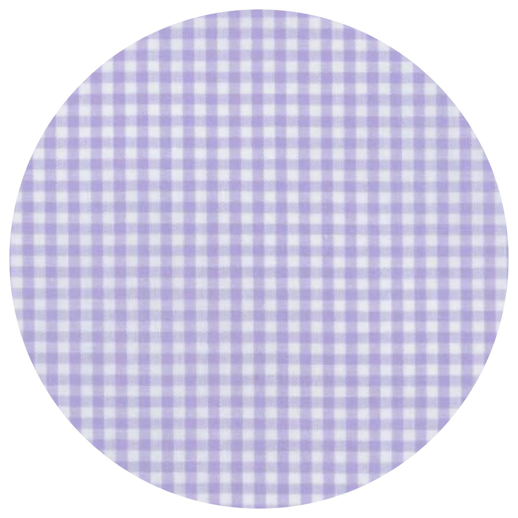 Gingham Sash: Lavendar / 74 inch