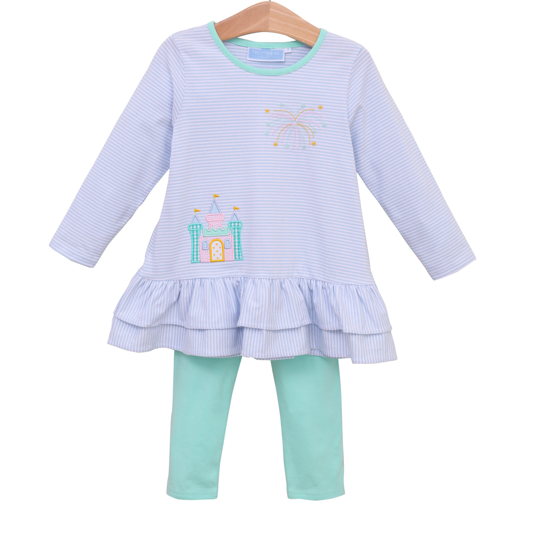 Castle Pants Set by Trotter Street Kids