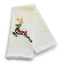 Load image into Gallery viewer, Towel - Harlequin Deer with Antlers
