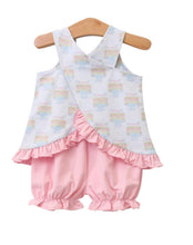 Load image into Gallery viewer, Birthday Celebration bloomer set by Trotter Street Kids
