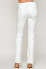 Load image into Gallery viewer, I&amp;M Jean - White - High Rise Slim Flare Jeans
