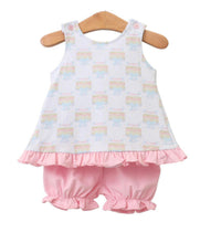 Load image into Gallery viewer, Birthday Celebration bloomer set by Trotter Street Kids
