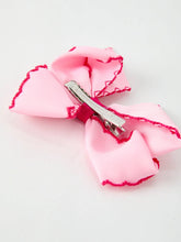 Load image into Gallery viewer, Christmas Santa Claus Pink Bow 4 inch
