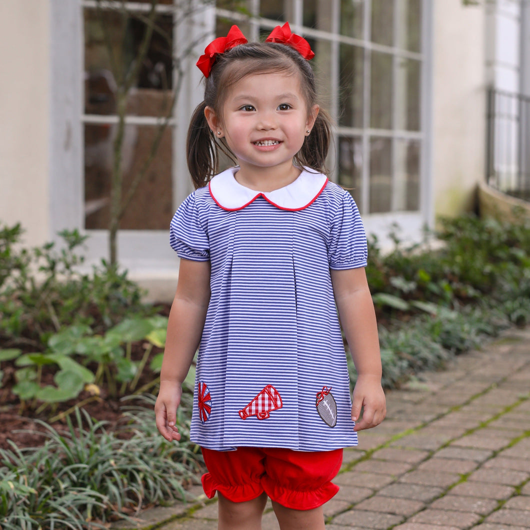 Game day Pleat Bloomer set