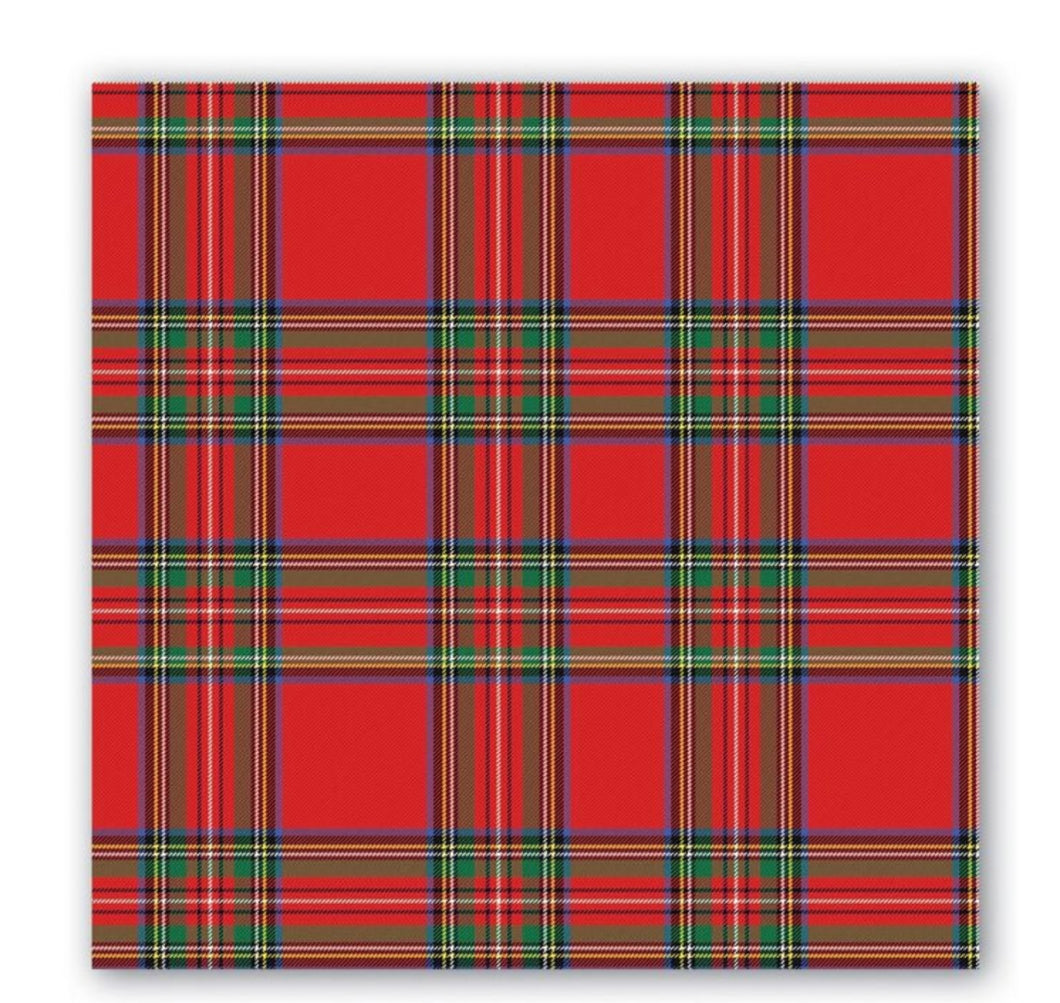 MDW Tartan Cocktail Napkin