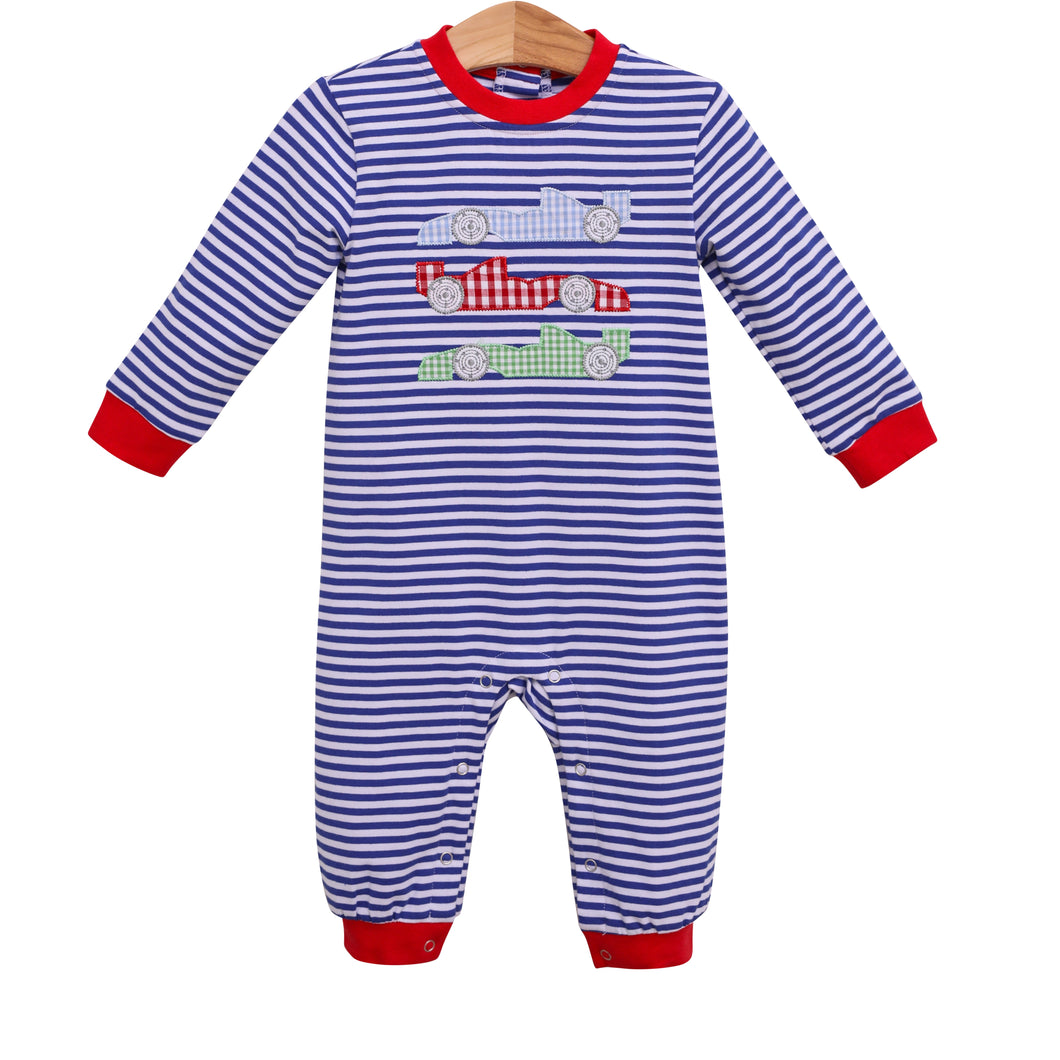 Race Car Romper by Trotter Street