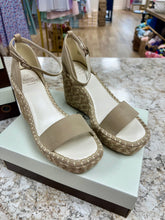 Load image into Gallery viewer, Madrid closed back open toe espadrille wedge
